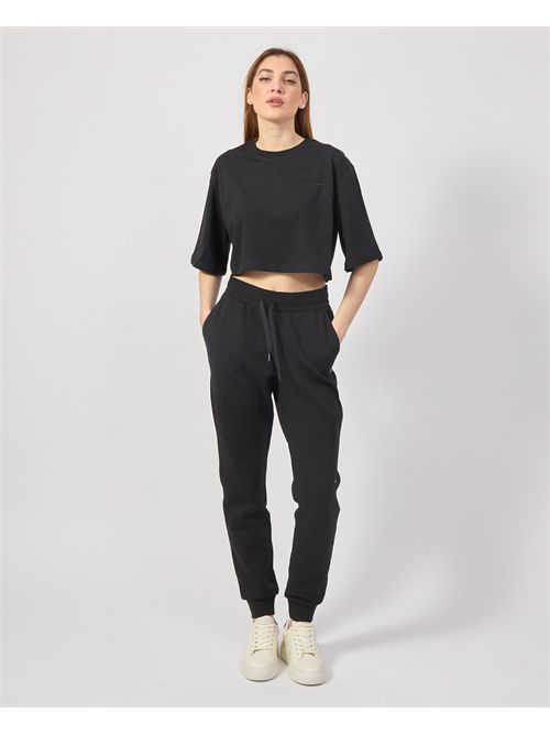 T-shirt donna Richmond X cropped mezza manica RICHMOND X | UWP25196TSBLACK